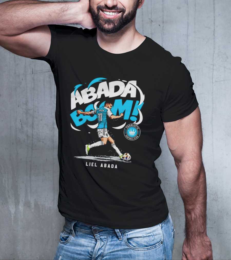 Liel Abada Charlotte Football Club Abada Boom Soccer Action T-Shirt