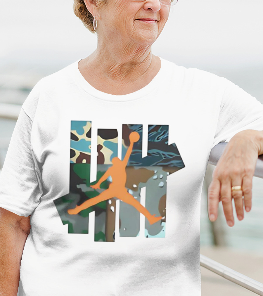 Luka Doncic Jordan X Undefeated Camo Jumpman Be More Prepared Than Anyone Else T-Shirt