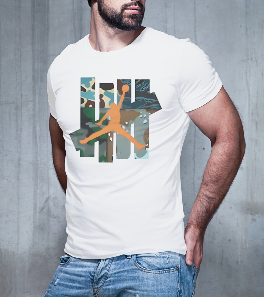 Luka Doncic Jordan X Undefeated Camo Jumpman Be More Prepared Than Anyone Else T-Shirt