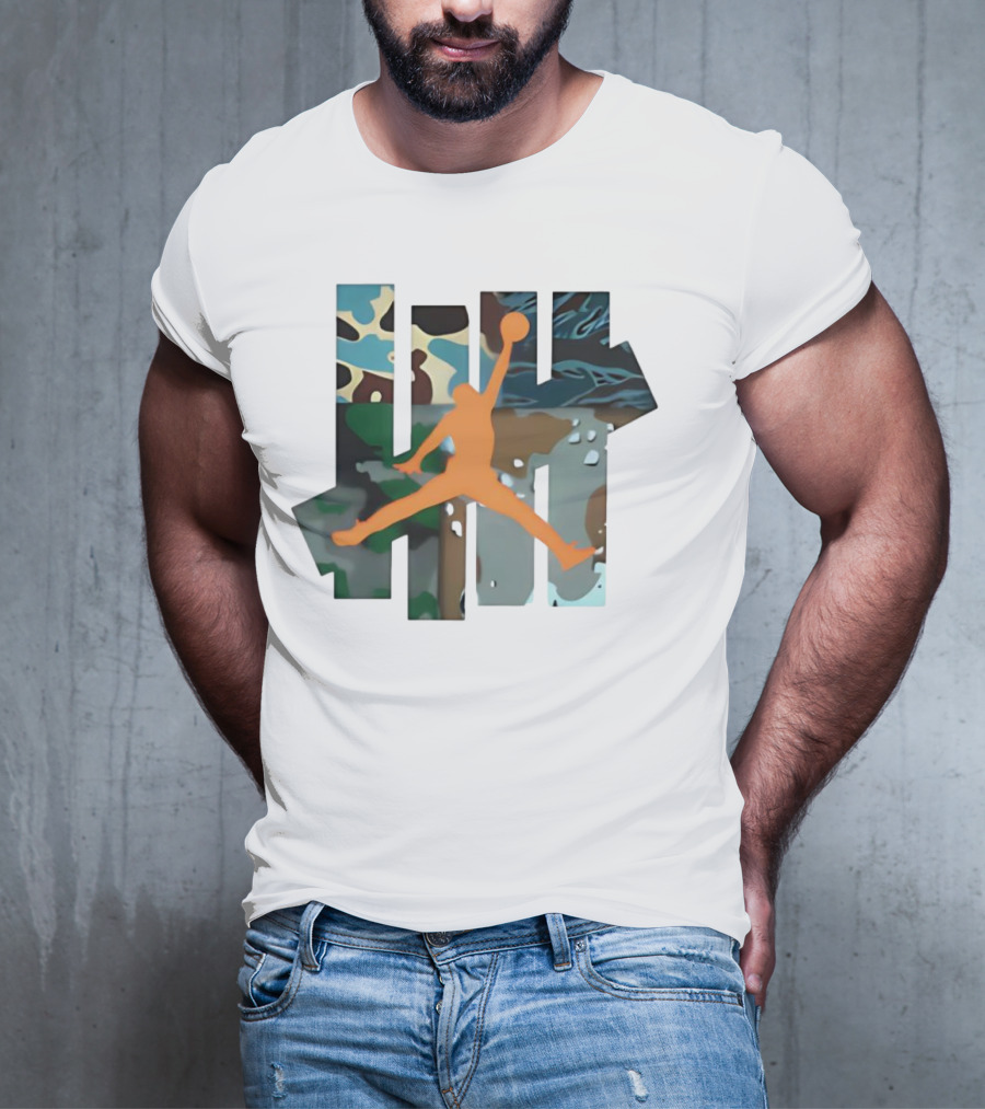 Luka Doncic Jordan X Undefeated Camo Jumpman Be More Prepared Than Anyone Else T-Shirt
