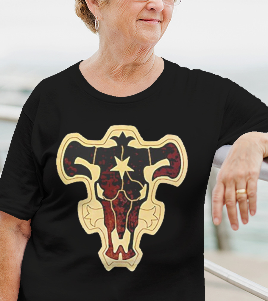 Zora Ideale Black Bull Symbol Black Clover Series T-Shirt