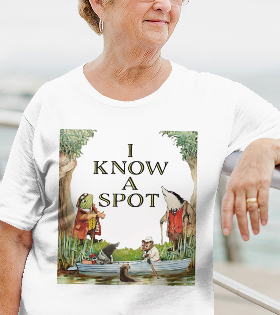 I Know A Spot Animals By The River With Friends T-Shirt