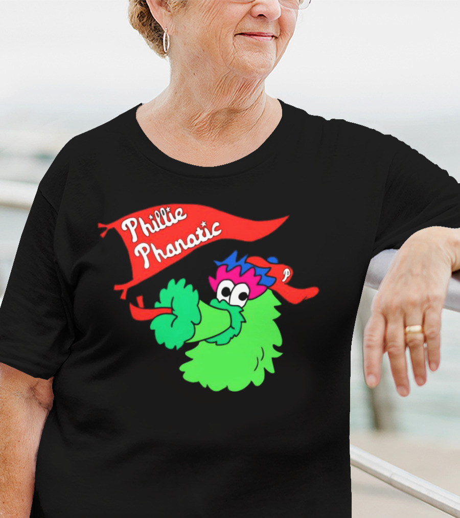 Phillie Phanatic Philadelphia Phillies Mascot Banner T-Shirt