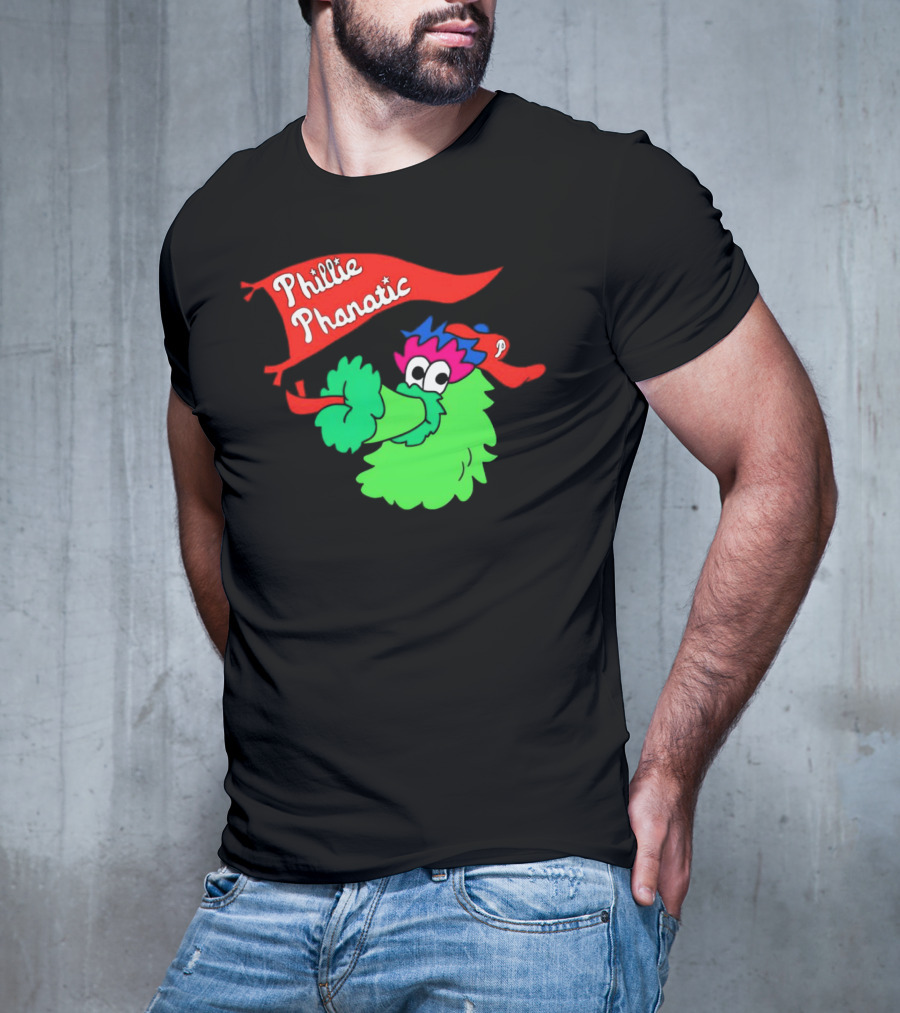 Phillie Phanatic Philadelphia Phillies Mascot Banner T-Shirt