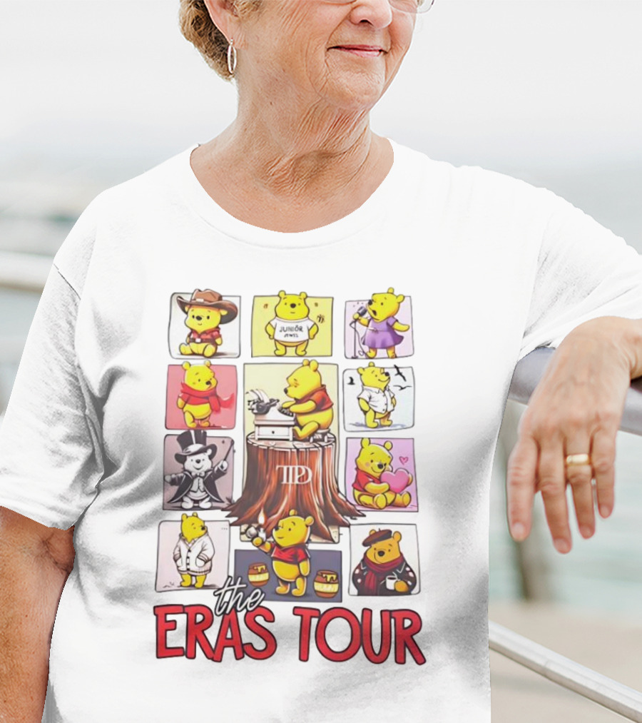 Winnie The Pooh In Diverse Costumes The Eras Tour T-Shirt