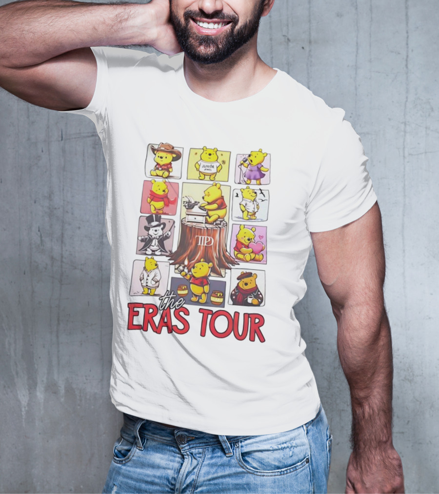 Winnie The Pooh In Diverse Costumes The Eras Tour T-Shirt
