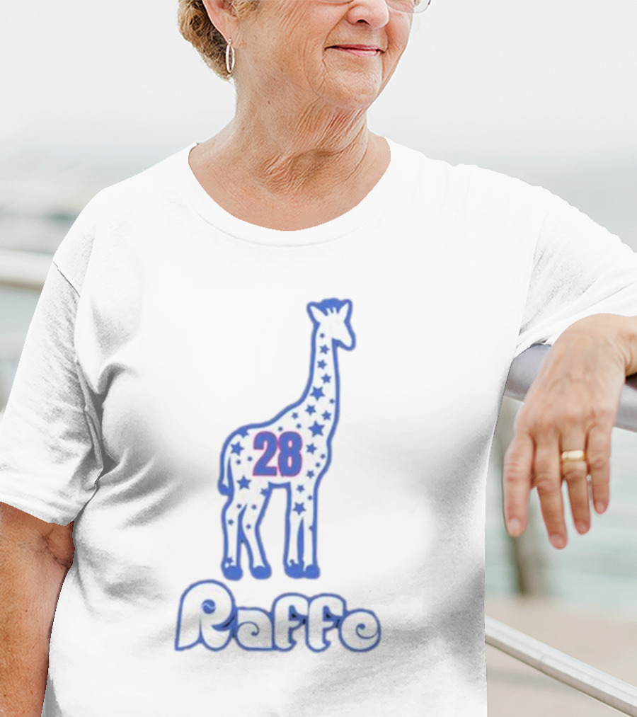 Raffe 28 Phillygoat Giraffe Stars T-Shirt