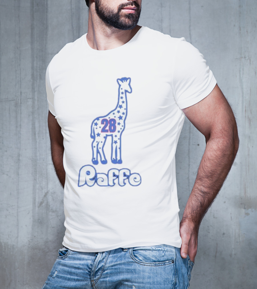 Raffe 28 Phillygoat Giraffe Stars T-Shirt