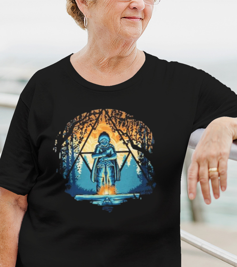 Zelda Triforce Sword Forest Twilight Adventure T-Shirt