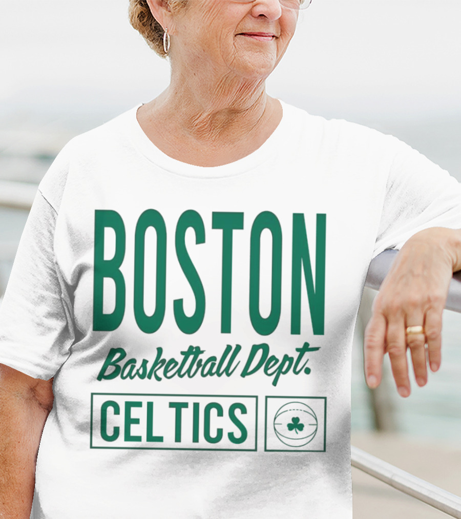 Boston Celtics Basketball Dept Celtics Shamrock T-Shirt