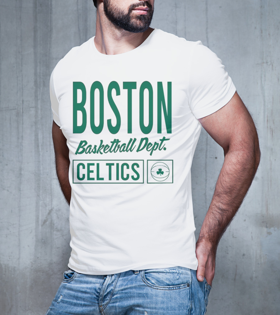 Boston Celtics Basketball Dept Celtics Shamrock T-Shirt