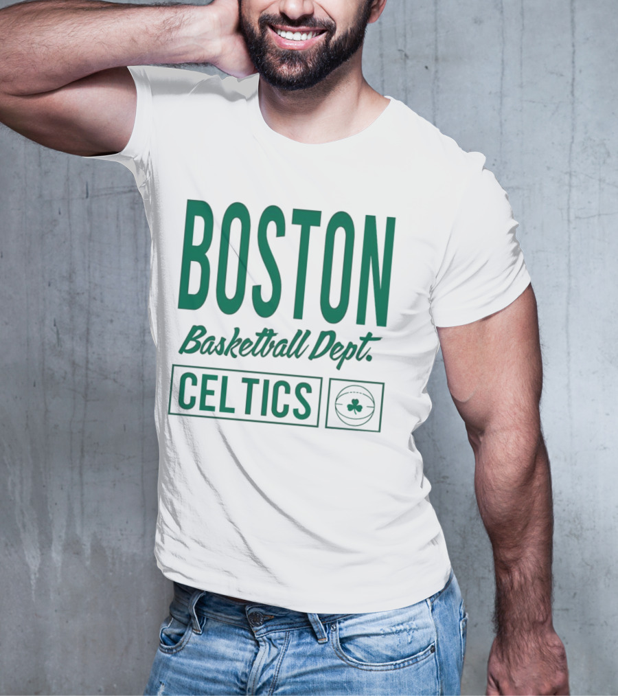 Boston Celtics Basketball Dept Celtics Shamrock T-Shirt