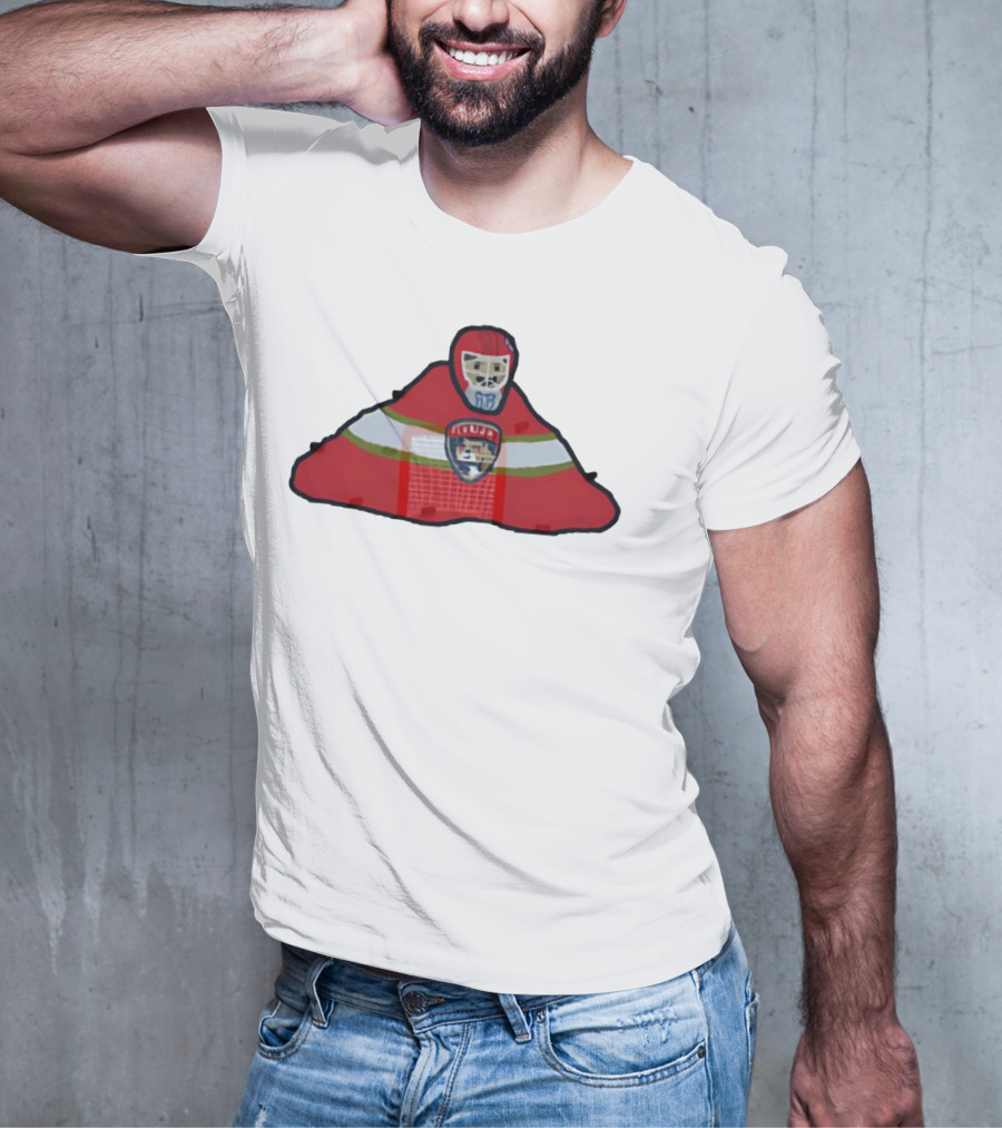 Florida Panthers Sergei Blob-Rovsky Hockey Goalie Net T-Shirt