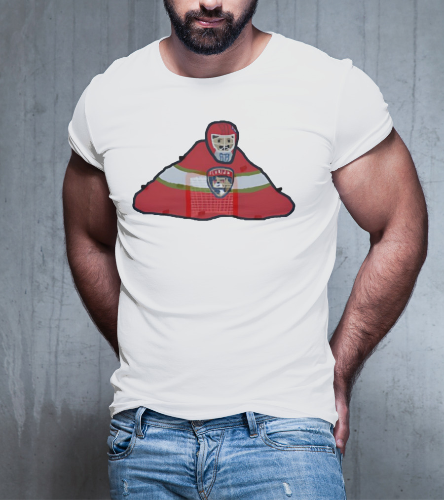 Florida Panthers Sergei Blob-Rovsky Hockey Goalie Net T-Shirt