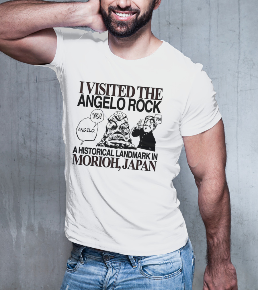 I Visited The Angelo Rock Yo Angelo Historical Landmark In Morioh Japan T-Shirt