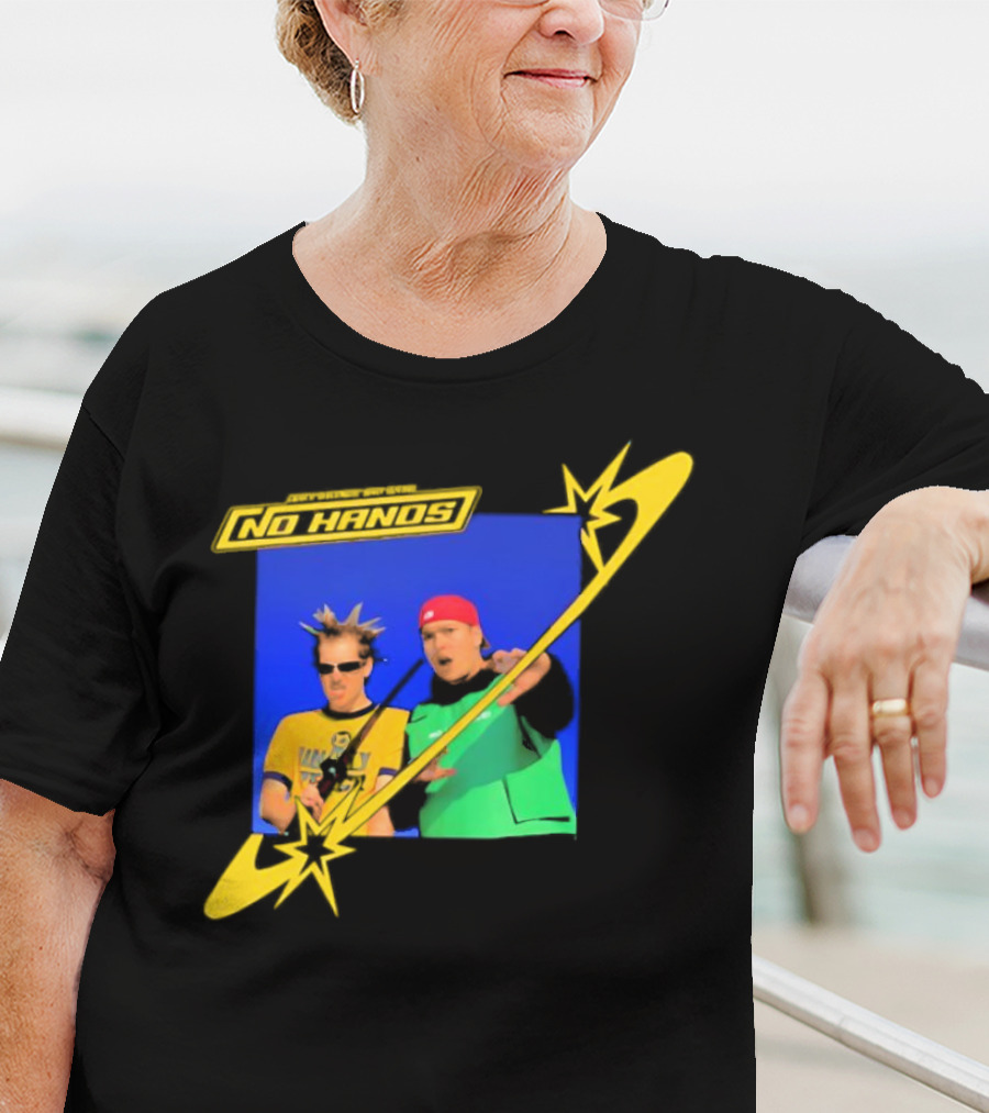 Joey Valence And Brae No Hands Retro Graphic Duo In Yellow And Green With Starburst T-Shirt