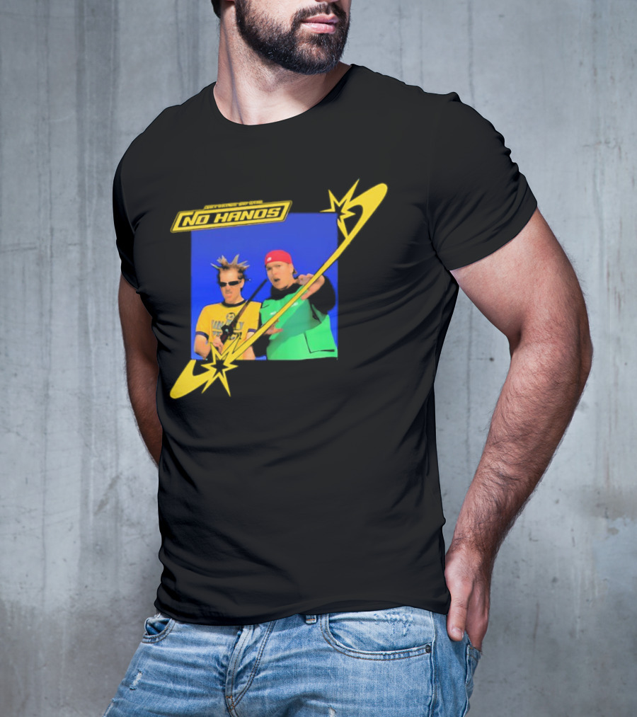 Joey Valence And Brae No Hands Retro Graphic Duo In Yellow And Green With Starburst T-Shirt