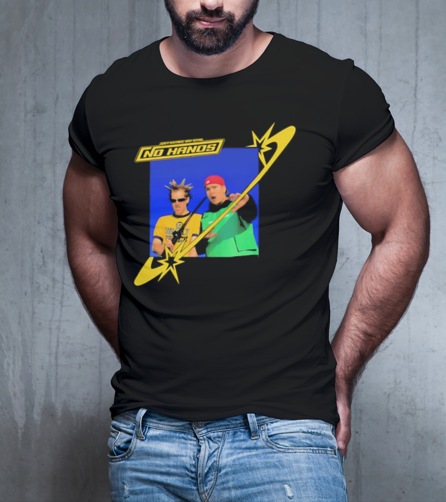 Joey Valence And Brae No Hands Retro Graphic Duo In Yellow And Green With Starburst T-Shirt