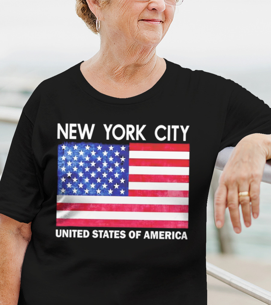 NEW YORK CITY UNITED STATES OF AMERICA FLAG T-Shirt