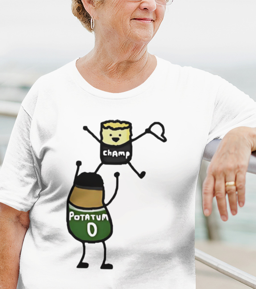 Potatum 0 And Champ Tot Victory T-Shirt