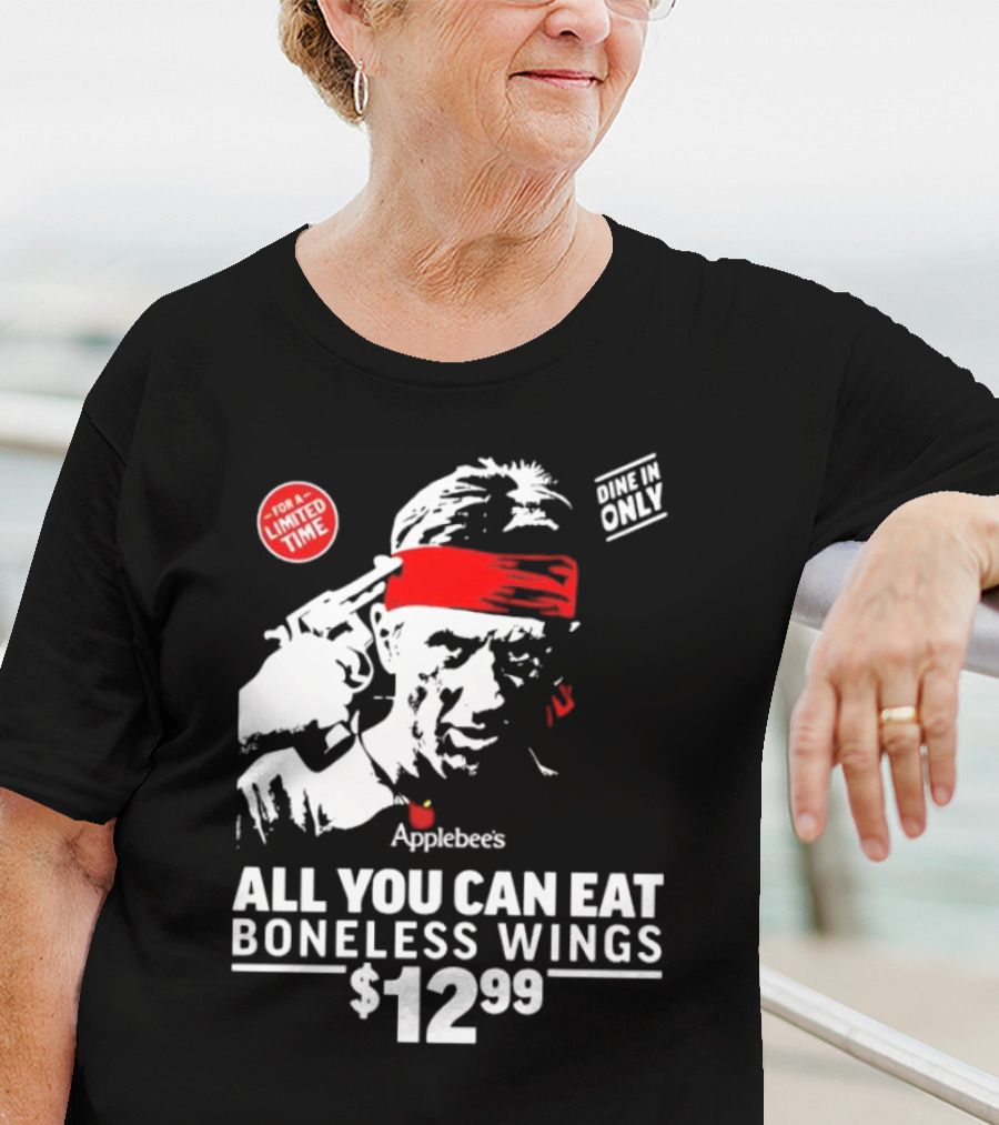 Applebee's All You Can Eat Boneless Wings Dine In Only For A Limited Time $12.99 T-Shirt