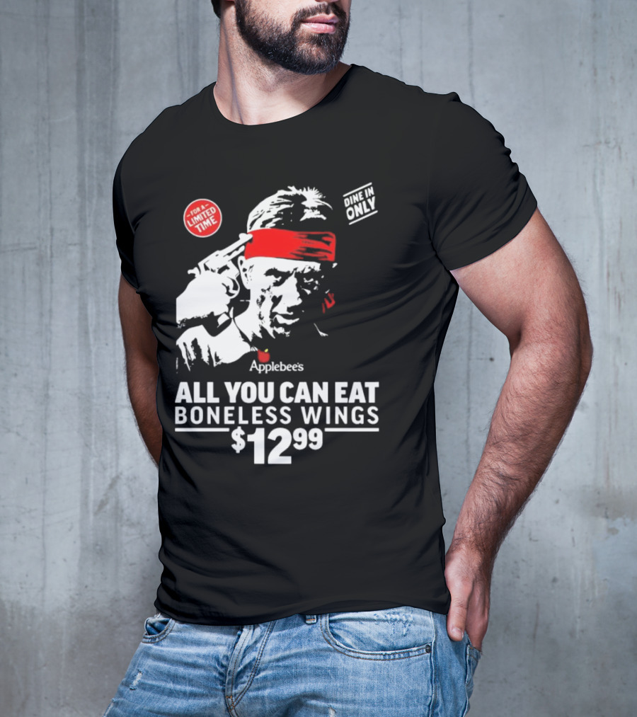 Applebee's All You Can Eat Boneless Wings Dine In Only For A Limited Time $12.99 T-Shirt