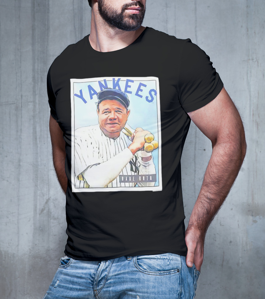 YANKEES Babe Ruth Baseball T-Shirt