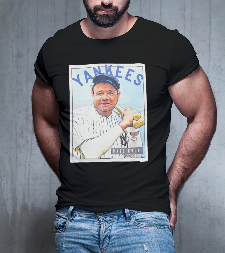 YANKEES Babe Ruth Baseball T-Shirt
