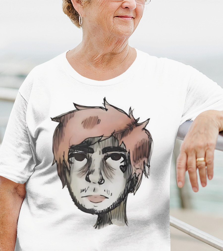 Lil Peep Teen Romance Anime Style Pink Hair T-Shirt