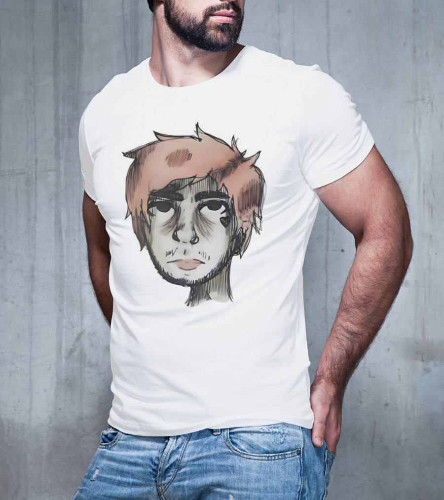 Lil Peep Teen Romance Anime Style Pink Hair T-Shirt