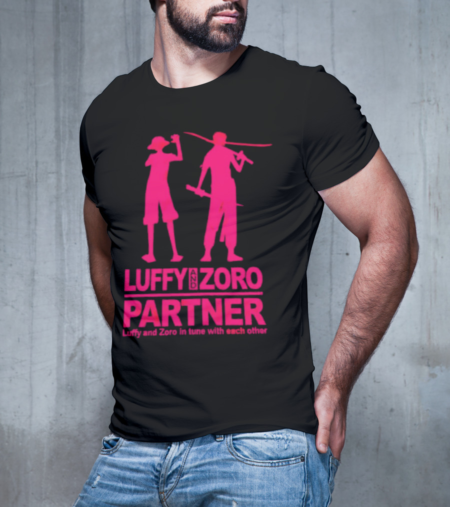 Luffy And Zoro Partner In Tune With Each Other T-Shirt