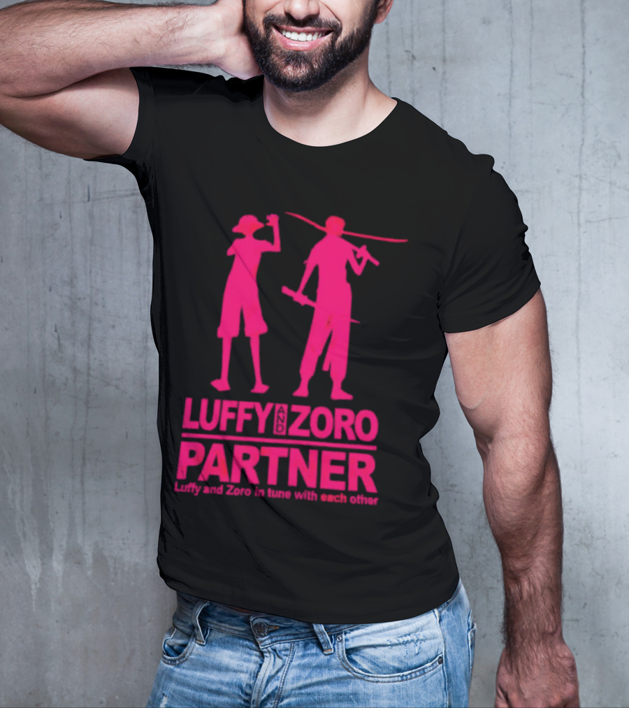 Luffy And Zoro Partner In Tune With Each Other T-Shirt