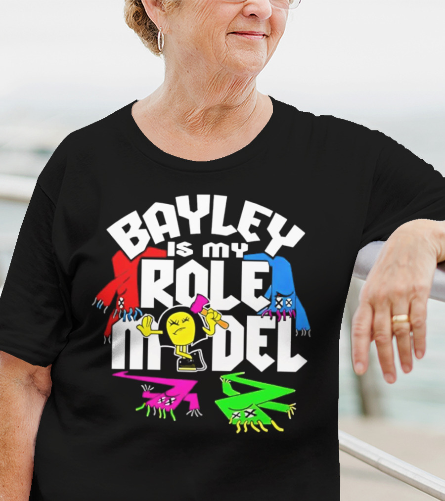 Bayley Is My Role Model Wacky Inflatable Tube Men T-Shirt