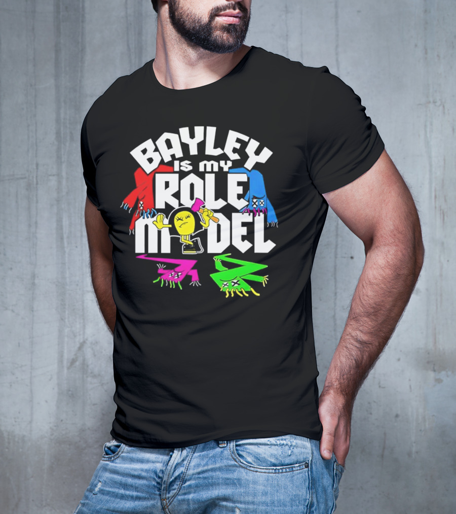 Bayley Is My Role Model Wacky Inflatable Tube Men T-Shirt