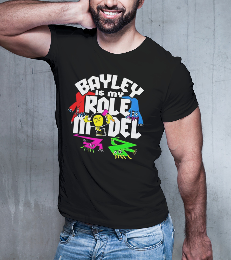 Bayley Is My Role Model Wacky Inflatable Tube Men T-Shirt