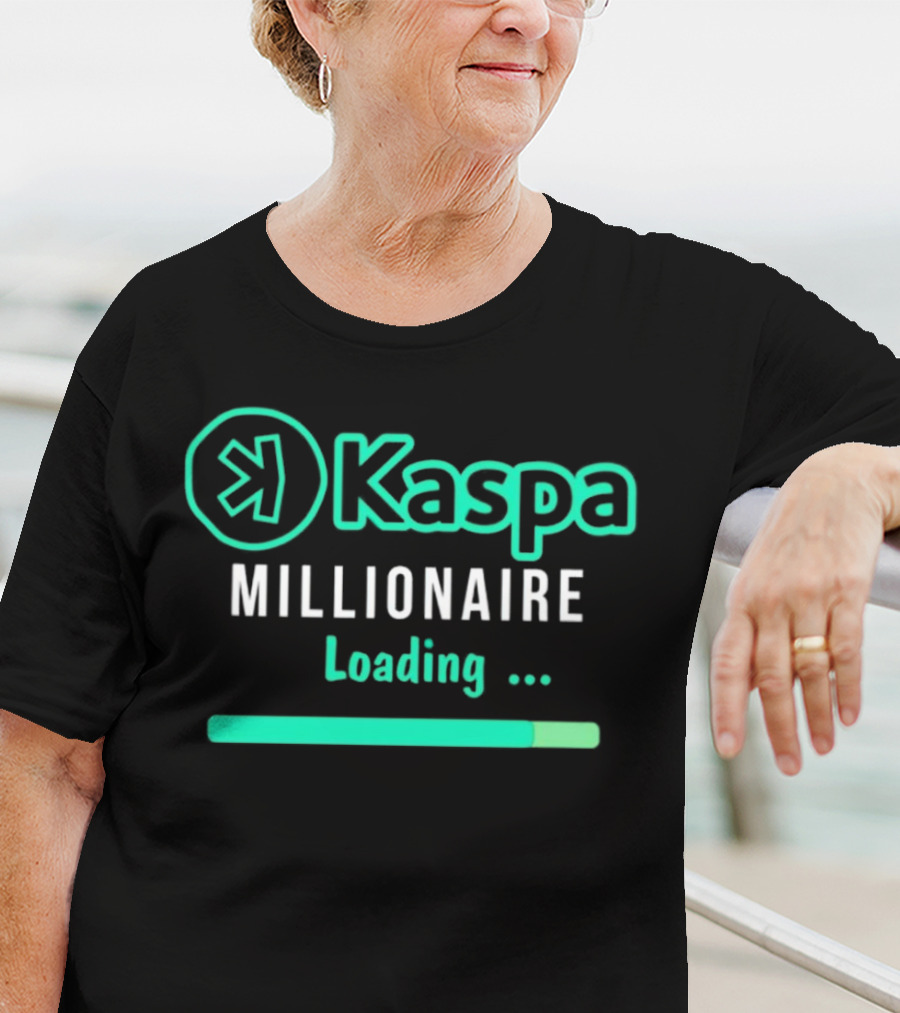 Kaspa Millionaire Loading Icon With Progress Bar T-Shirt