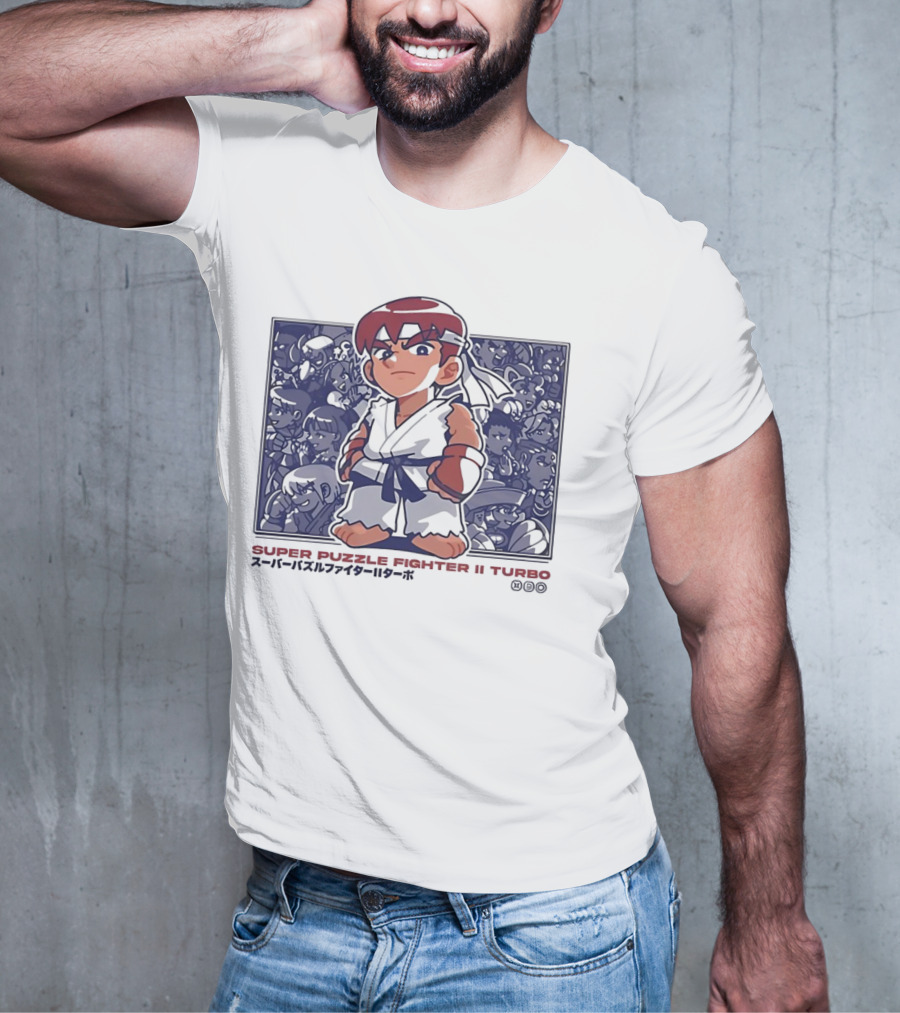 Super Puzzle Fighter II Turbo Character Lineup T-Shirt