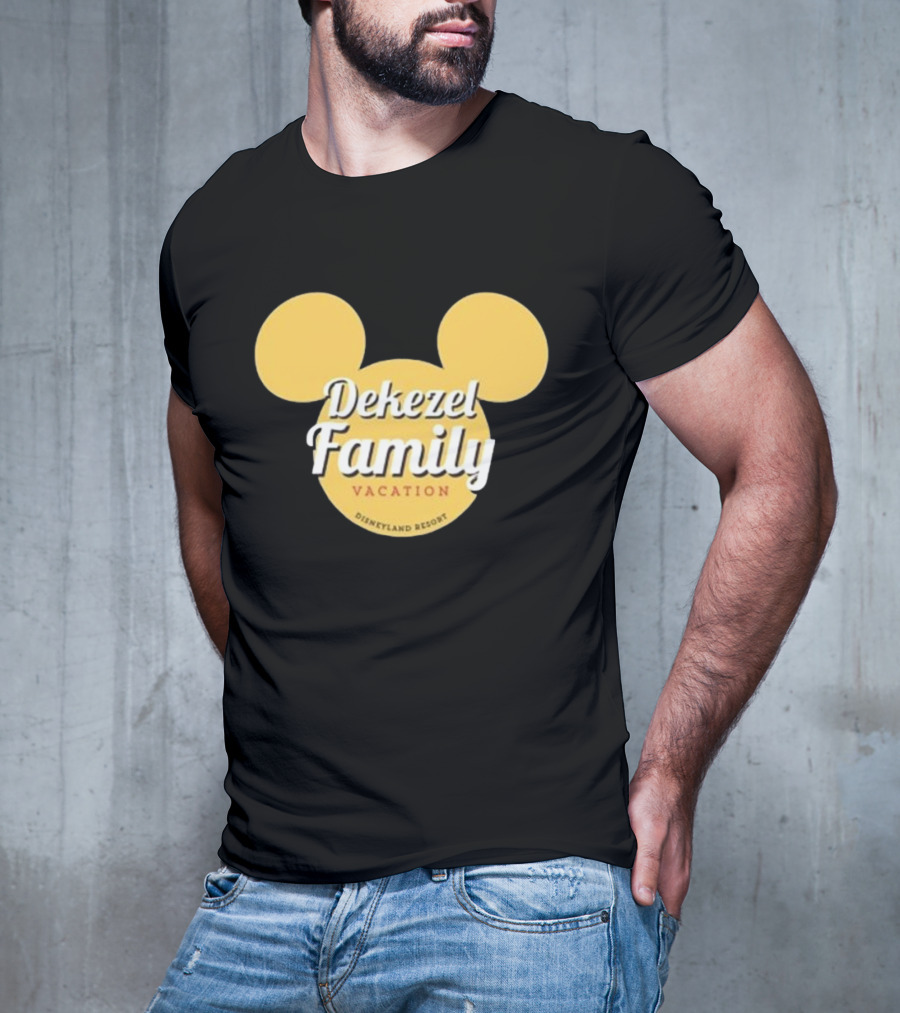 Dekezel Family Disneyland Resort Vacation Mickey Mouse T-Shirt