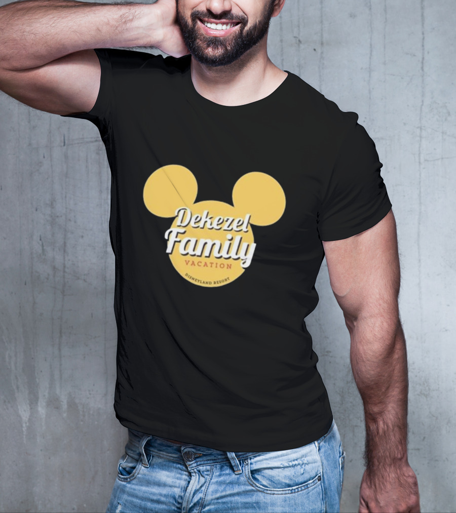 Dekezel Family Disneyland Resort Vacation Mickey Mouse T-Shirt