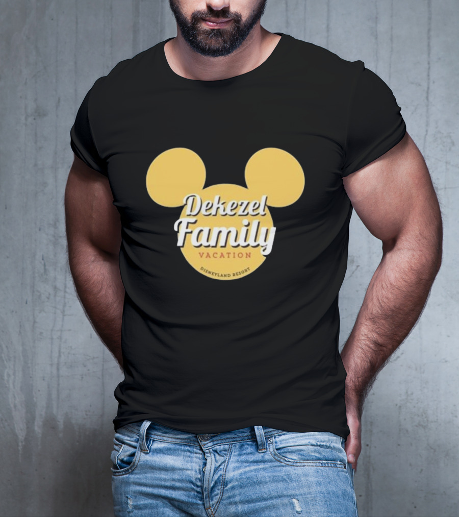 Dekezel Family Disneyland Resort Vacation Mickey Mouse T-Shirt