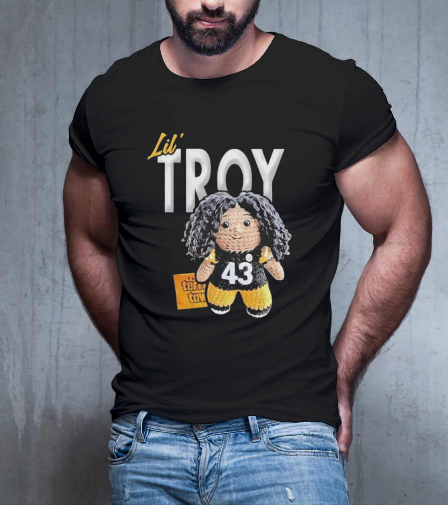 Lil’ Troy 43 Pittsburgh Steelers Terrible Towel T-Shirt