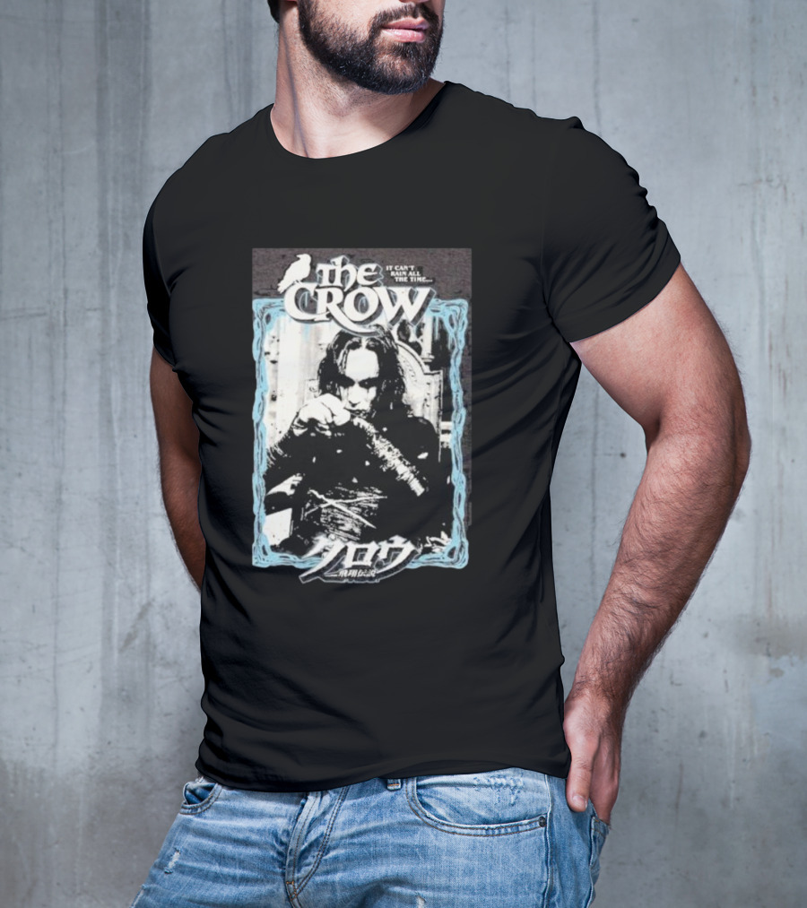 The Crow It Can't Rain All The Time Gothic Movie Scene T-Shirt