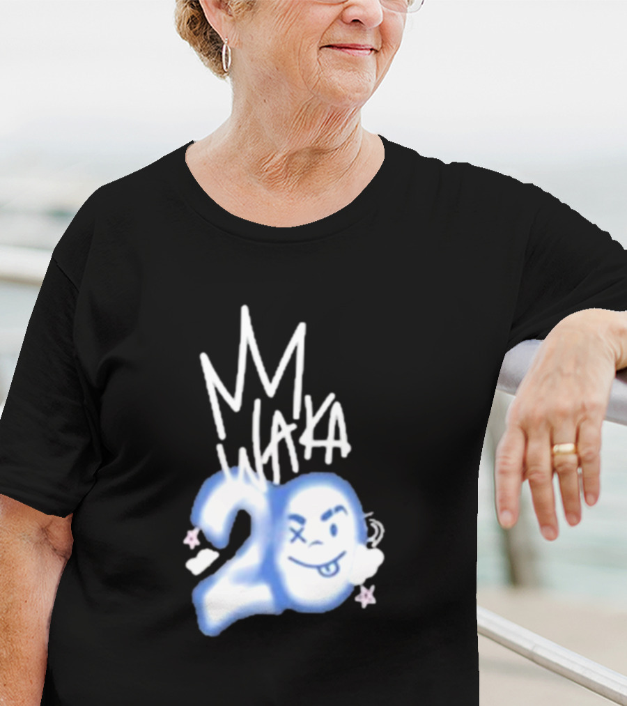 Waka Crew Waka 20 Birthday Bundle MM Style Cloud Star Emoji T-Shirt