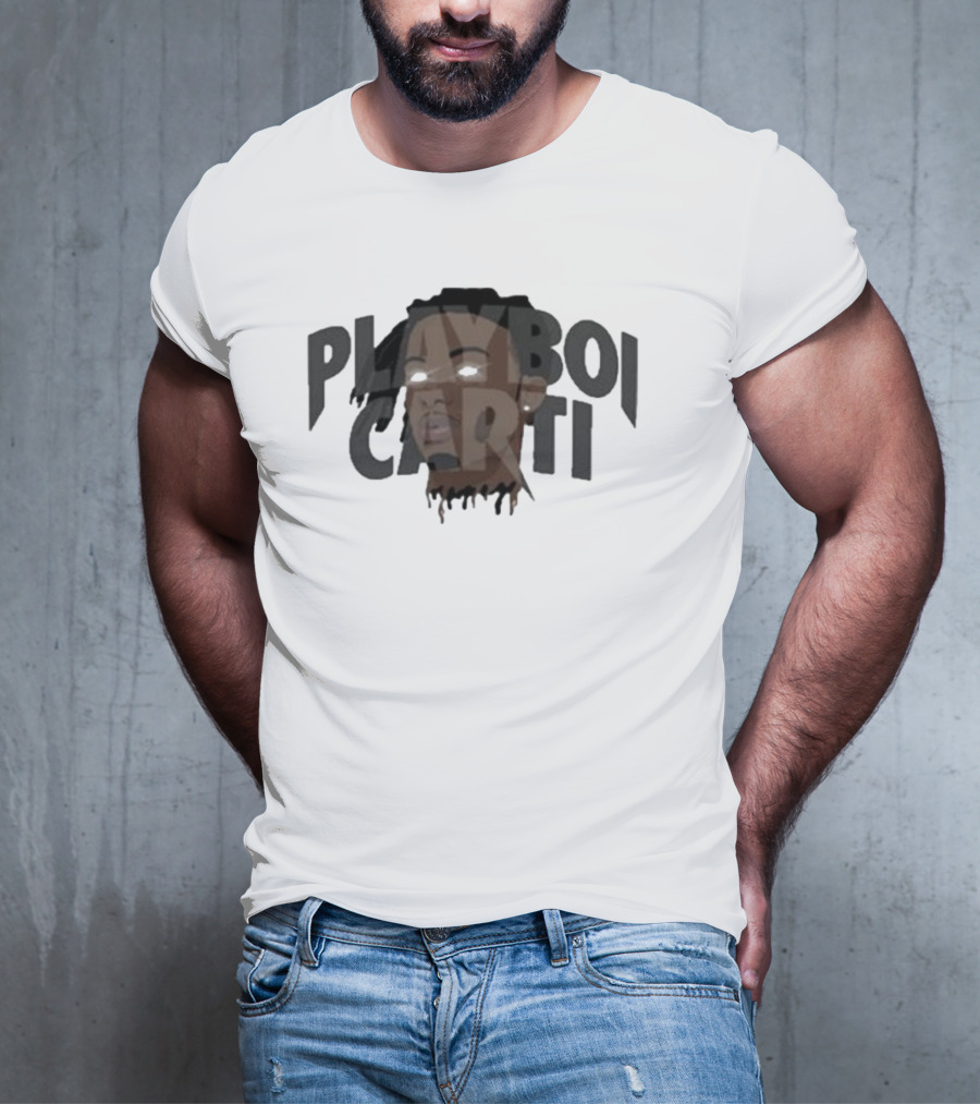 Playboi Carti Glow Eyes Portrait Dark T-Shirt