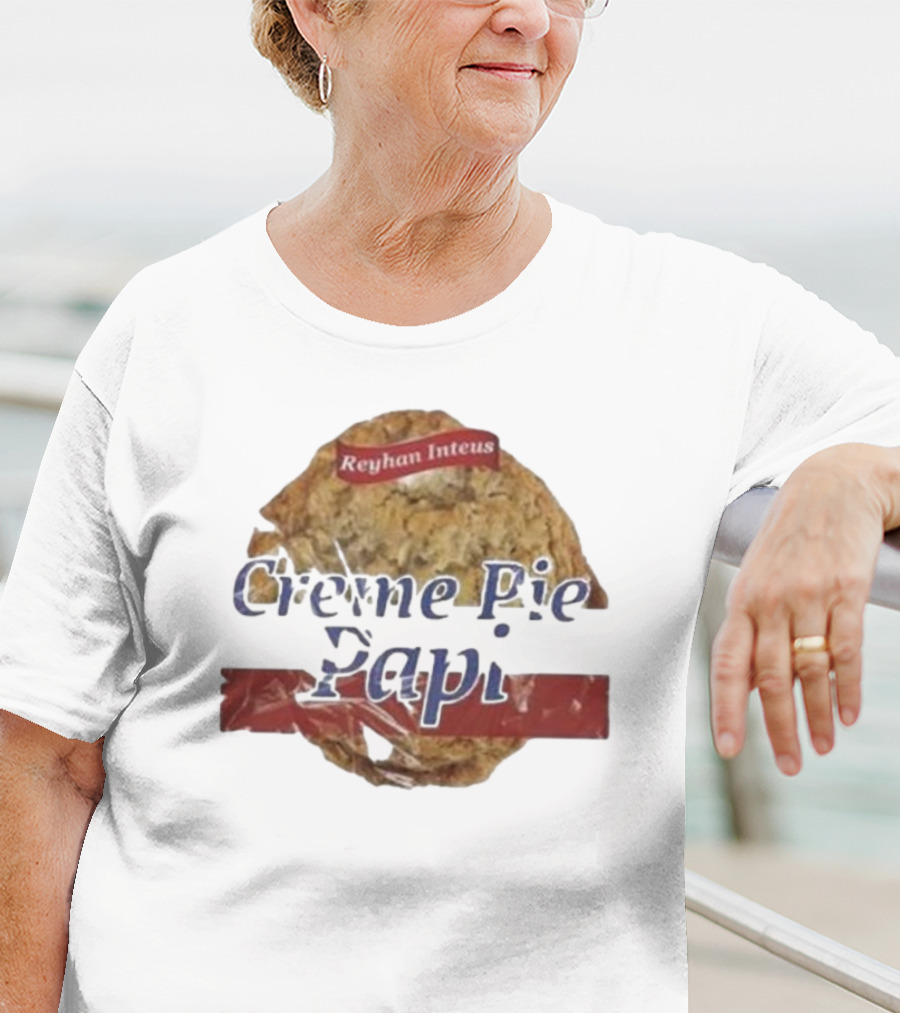 Reyhan Inteus Creme Pie Papi Cookie Motif T-Shirt