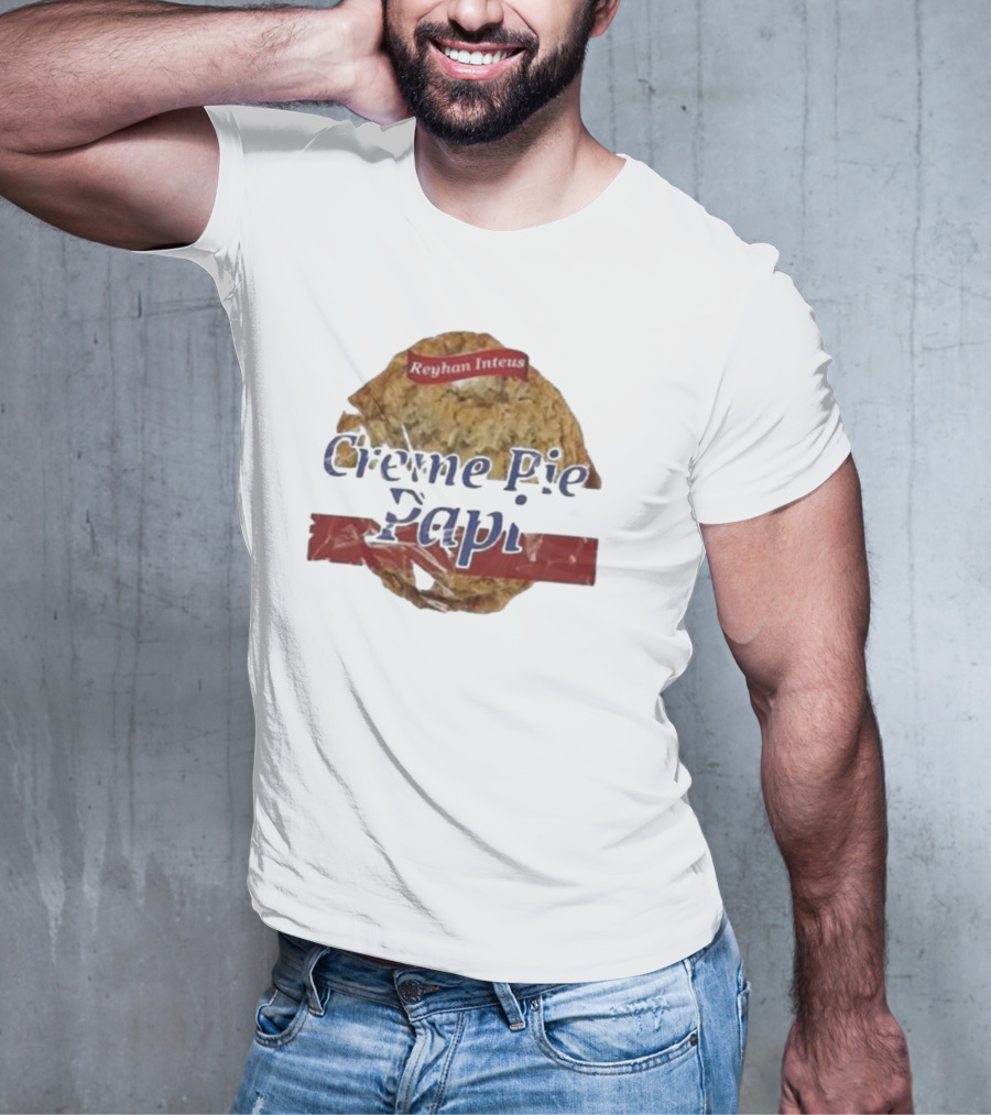 Reyhan Inteus Creme Pie Papi Cookie Motif T-Shirt