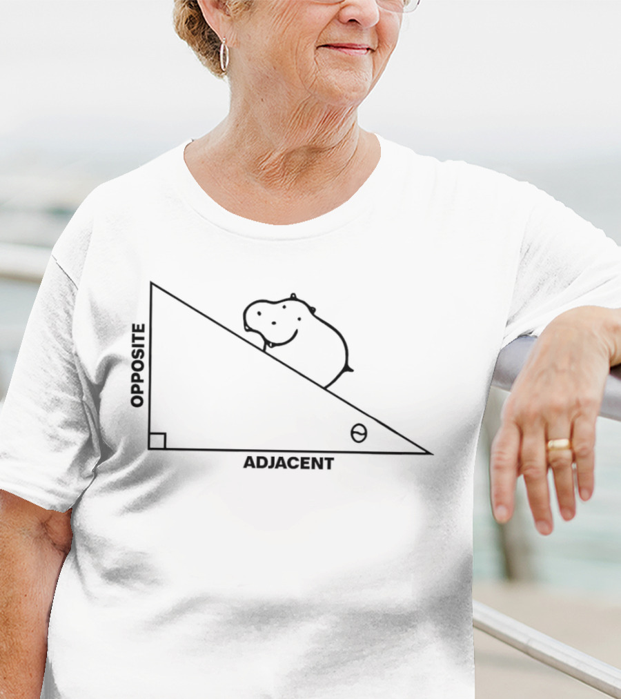 Hippotenuse Triangle Opposite Adjacent T-Shirt