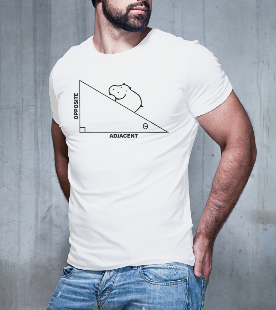 Hippotenuse Triangle Opposite Adjacent T-Shirt