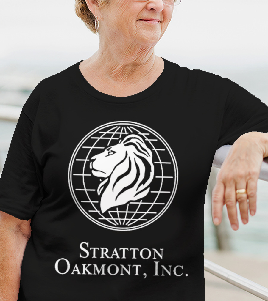 Stratton Oakmont Inc Lion Globe T-Shirt