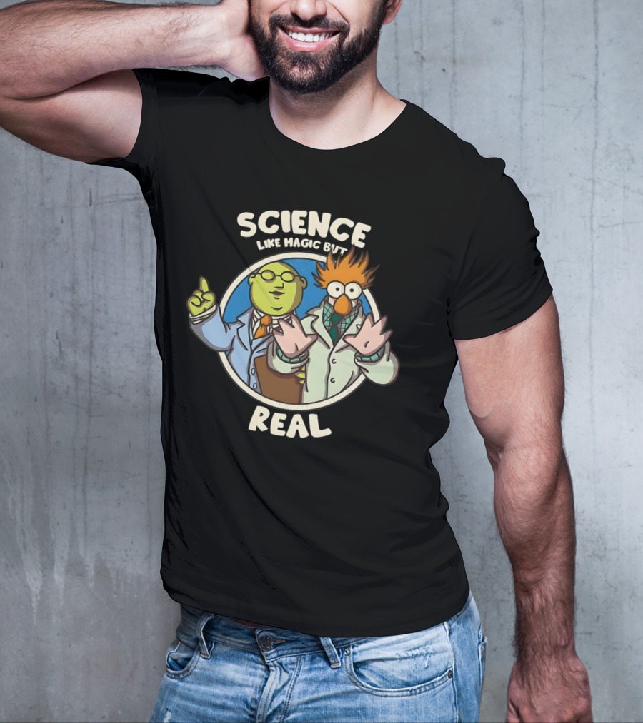 Dr. Bunsen Honeydew And Beaker Science Like Magic But Real T-Shirt